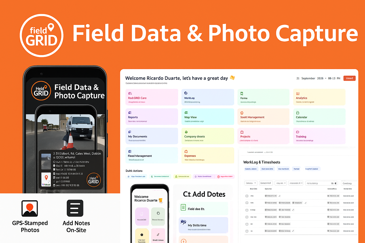 fieldGRID — Field Data & Photo Capture banner